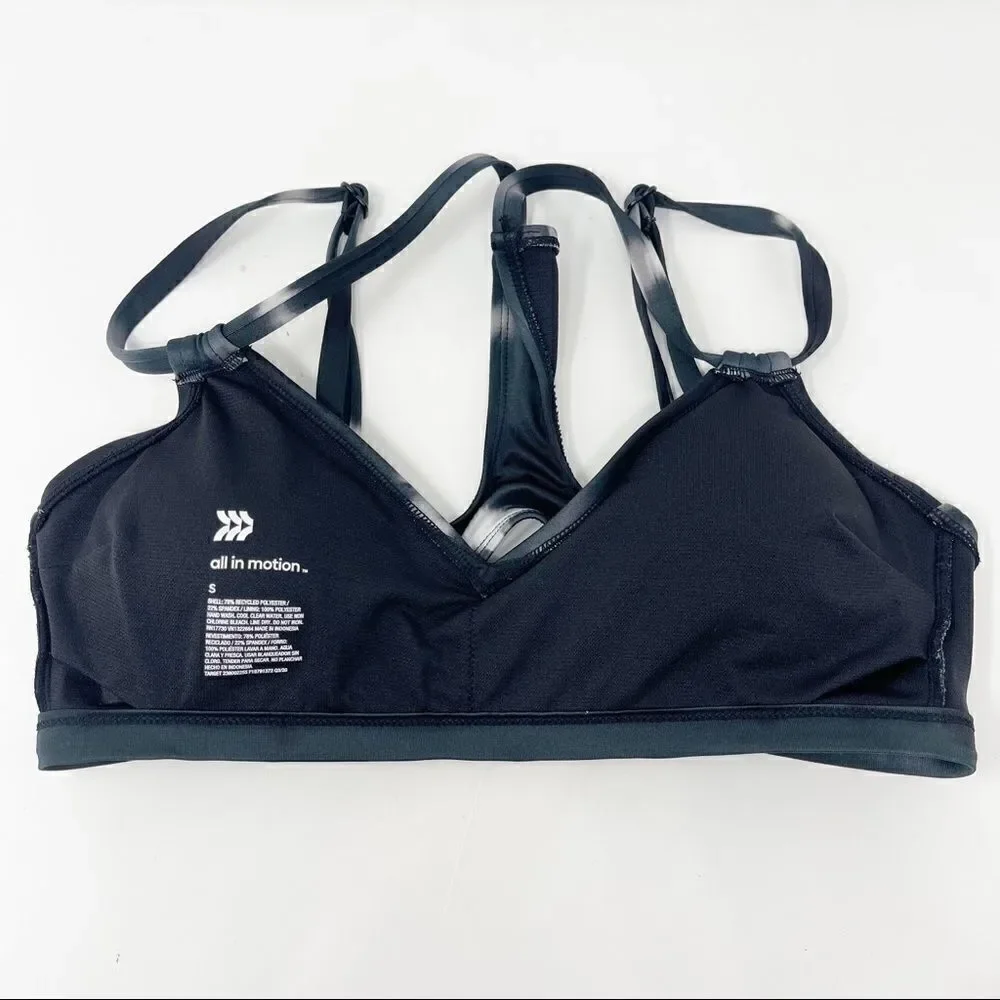 All in Motion Women's Strappy Bralette Bikini Top Women’s Small